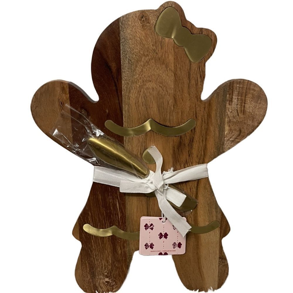 Entertainer Hello Kitty Gingerbread Designed Cheese Board w/Spreader Set (NWT)